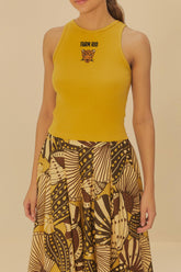 Blusa Regata Rio Bordada 343351 Farm Rio